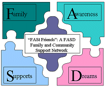 "FASt Friends": A FASD Family and Community Support Network. Composed of Family, Awareness, Support, and Dreams.