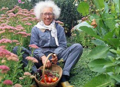 Ann in the garden